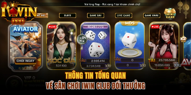 Thông tin tổng quan về sân chơi Iwin Club